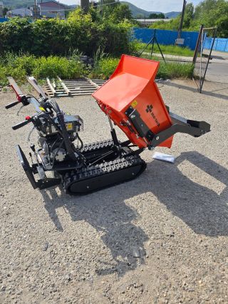 Naskladnili sme pre Vás novú zásielku pásových mini dumprov so samo nakladním. Hydraulický výklop korby aj nakladacia...